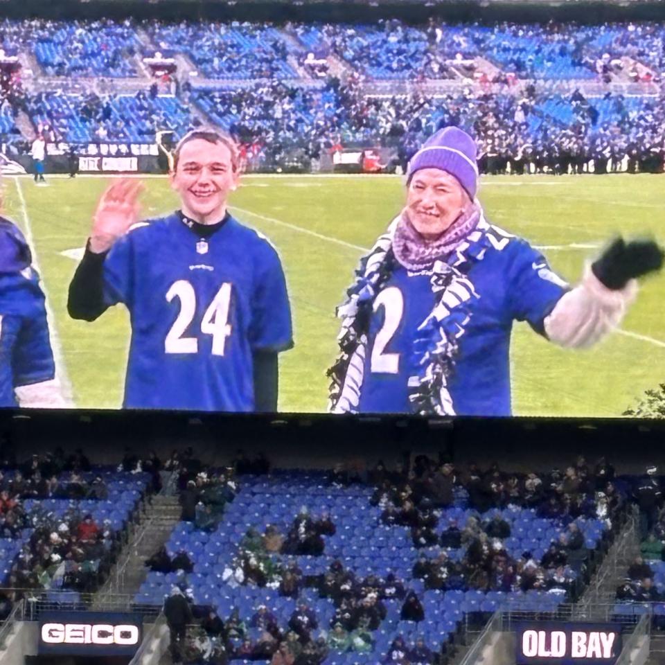 Baltimore Ravens Community Quarterback Award 2024 Joan Lenczycki (1)