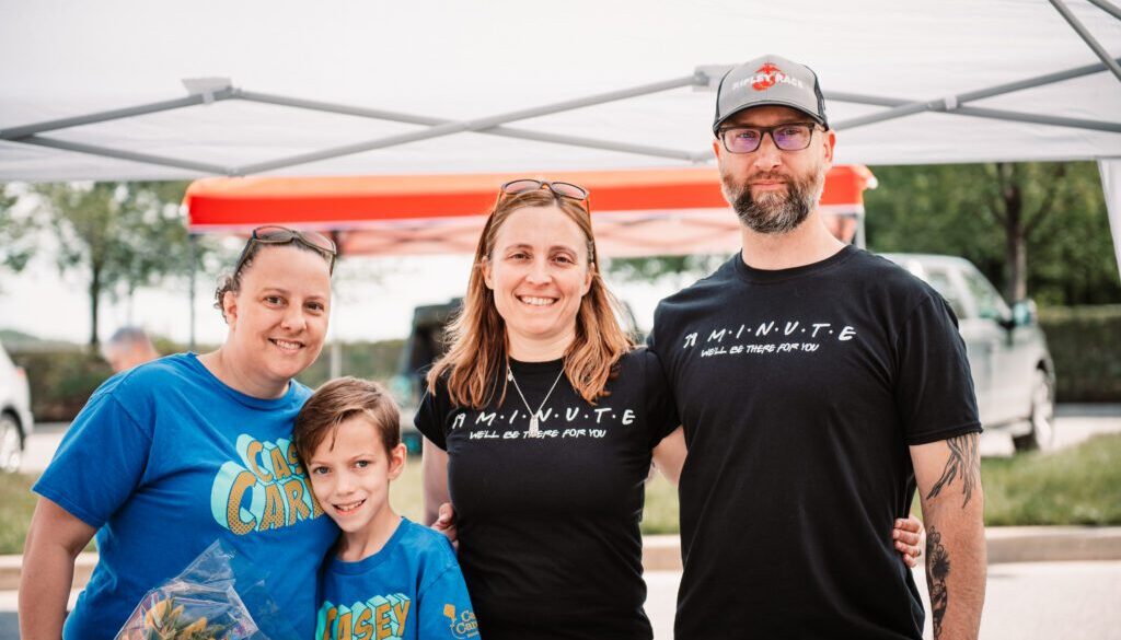 Lori Pickett, Matthew Pickett, Abby and David Beares